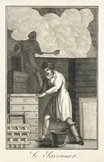 Trays Prints: French Soapmaker