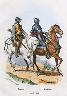 Images Dated 10th February 2017: French Soldiers 1610-40