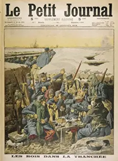 French Soldiers Celebrat