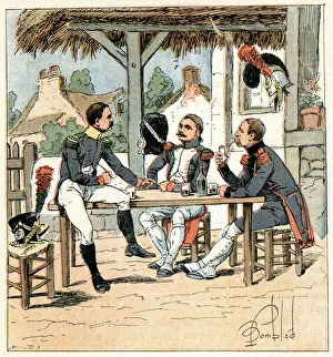 Images Dated 13th February 2019: French soldiers relaxing