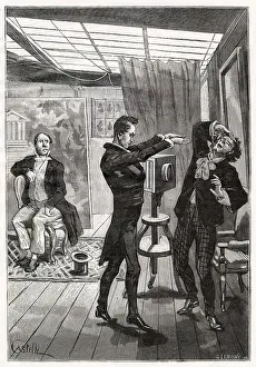 Fraud Prints: French spirit photographer Edouard Isidore Buguet (1840-1901) is cleared of evil fluids by a medium