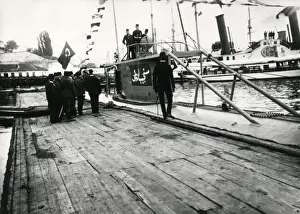 Turquoise Prints: French submarine Turquoise renamed, Turkey, WW1