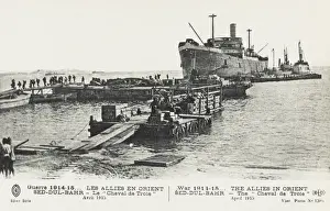 Anzac Prints: French supply ship Cheval de Troie - Dardanelles