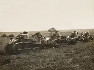 Aisne Gallery: French tanks WWI