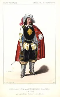French tenor Mocker as Biron in Les Mousquetaires French tenor Mocker as Biron in Les Mousquetaires
