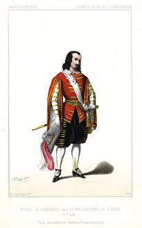 French tenor Roger in Les Mousquetaires de la Reine, 1846 French tenor Roger in Les Mousquetaires de la Reine, 1846