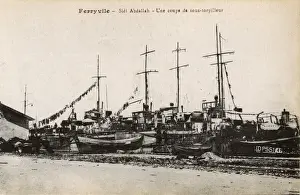 Torpedo Prints: French torpedo boats, Ferryville, Tunisia, North Africa