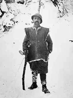 French troops winter clothing, 1916