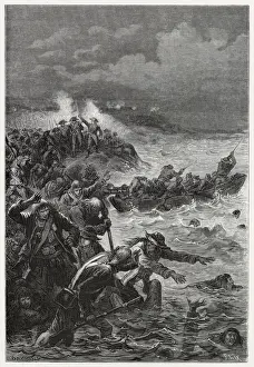 French victory at QUIBERON - the English driven off Date: 21 July 1795