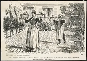 Paved Prints: French Waiter & Waitress