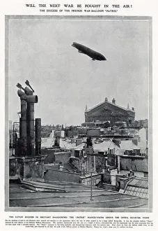 Semi Prints: French War Balloon Patrie 1907