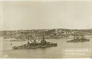 French Warships - Constantinople