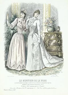 French wedding fashion plate