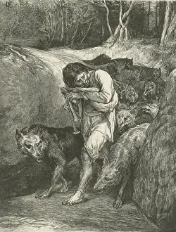Wolves Prints: A French wolf charmer