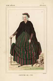 Womans Collection: French womans fashion, Directory era, 1795