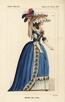 French womens fashions of 1789