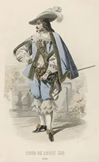 French Man Prints: Frenchman 1630