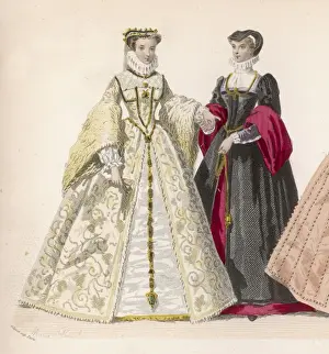 1570 Prints: FRENCHWOMAN 1570- 2