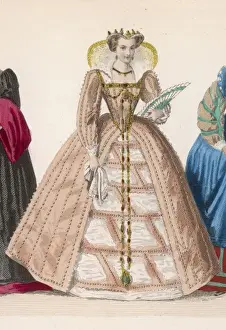 Gauze Prints: Frenchwoman 1576