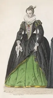 1590s Prints: Frenchwoman 1590S