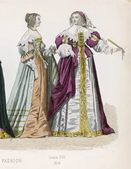 Distinguish Prints: FRENCHWOMAN 1614 - 2