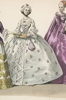 Width Prints: Frenchwoman 1720