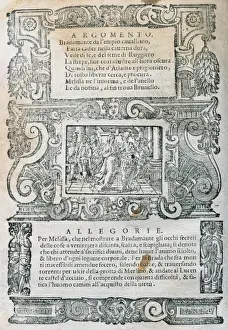 1598 Prints: The Frenzy of Orlando by Ludovico Ariosto