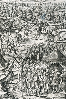 The Frenzy of Orlando by Ludovico Ariosto. First Chant. Engr The Frenzy of Orlando by Ludovico Ariosto. First Chant. Engr