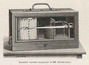 Aneroid Collection: Freres Barometer