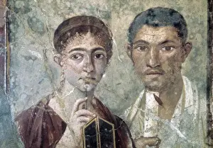 Fresco portrait of Terentius Neo and his wife - Pompeii