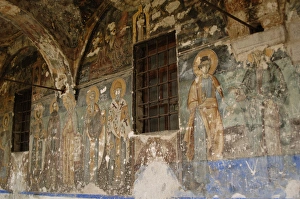 Images Dated 8th August 2007: Frescoes. Exonarthex of Saint Nicholas Church. By Zografi s