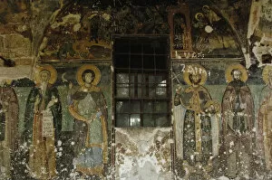 Images Dated 8th August 2007: Frescoes. Exonarthex of Saint Nicholas Church. By Zografi s