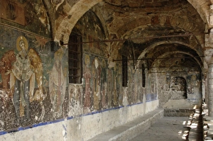 Images Dated 8th August 2007: Frescoes. Exonarthex of Saint Nicholas Church. By Zografi s