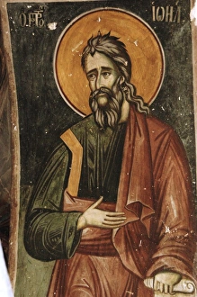Images Dated 8th August 2007: Frescoes. Exonarthex of Saint Nicholas Church. By Zografi s