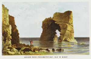 Wight Gallery: Freshwater Arched Rock