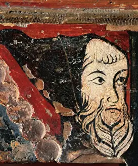 Blanche Prints: Friar. Priory chair of Blanche of Aragon and Anjou. 14th cen