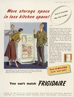 Refrigerator Prints: Fridge Advert / 1951