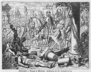 Invades Prints: Friedrich I at Milano