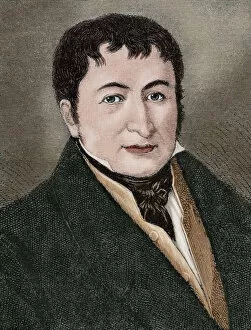 Images Dated 9th February 2014: Friedrich Koenig (1774-1833). Engraving. Colored