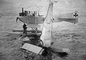 Staged Prints: Friedrichshafen FF 33H German plane