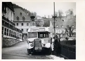 Styria Prints: Friends Ambulance Unit (FAU) Vintage Leyland Bus, Mariazell