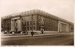 Friends House, London - looking west along the Euston Road