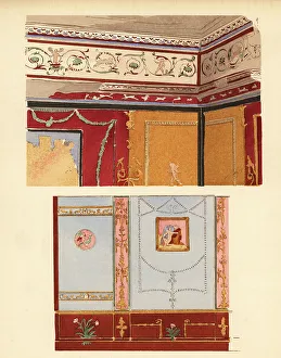 Frieze in a room in the Fourth Pompeian Style