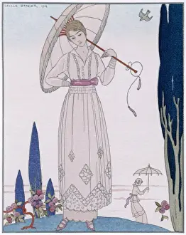Fringed Prints: Fringed Parasol 1914