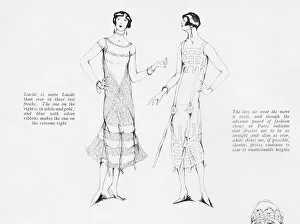 Frocks Collection: Two frocks from Lucile, Paris, 1925