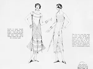 Frocks Gallery: Two frocks from Lucile, Paris, 1925