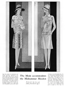 Frocks for the river and tennis from Selfridges, 1927