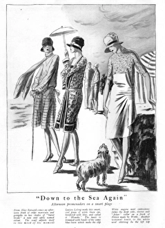 Images Dated 3rd October 2014: Frocks for the seaside, 1927