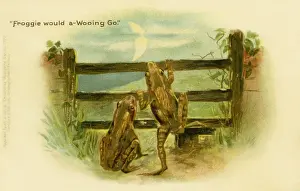 A frog he would a-wooing go