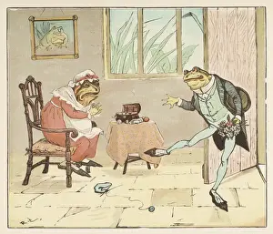 Wooing Prints: Frog A-Wooing 2 / 4